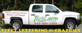 Fleet Vehicle Truck Lettering R1