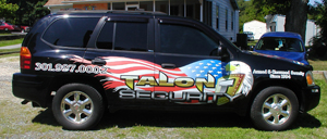 MD vehicle fleet lettering